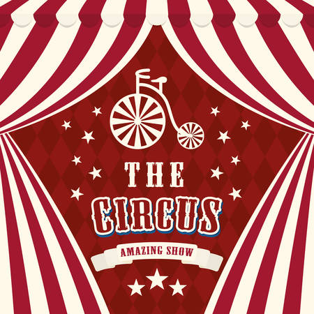 Circus concept with carnival icon design, vector illustration 10 eps graphic.のイラスト素材