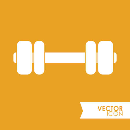 Healthy lifestyle concept with gym icon design, vector illustration 10 eps graphic.のイラスト素材
