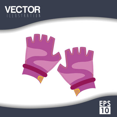 Healthy lifestyle concept with gym icon design, vector illustration 10 eps graphic.のイラスト素材