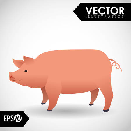Farm concept with animals icons design, vector illustration 10 eps graphic.のイラスト素材