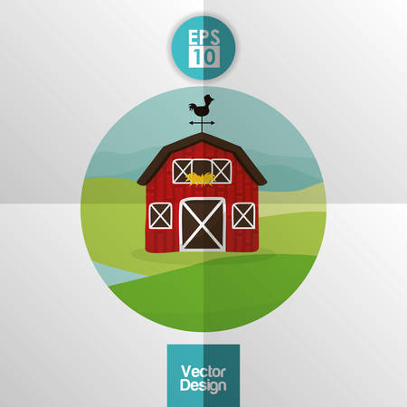 Farm concept with stable icons design, vector illustration 10 eps graphic.のイラスト素材