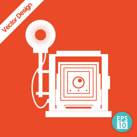 Camera concept with icon design, vector illustration 10 eps graphic.のイラスト素材