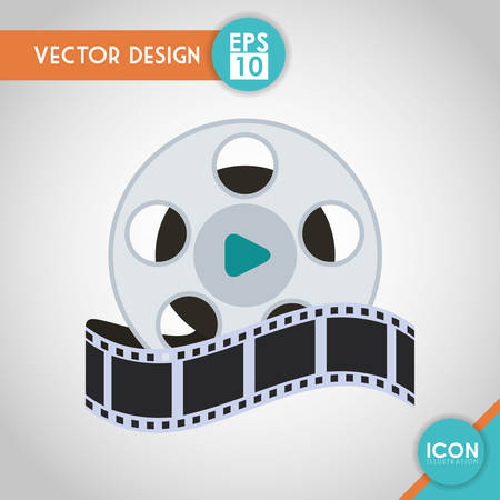 Movie concept with cinema icon design, vector illustration 10 eps graphic.のイラスト素材