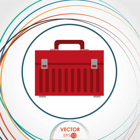 Construction concept with industry icons designのイラスト素材