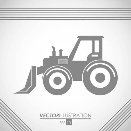 Construction concept with industry icons designのイラスト素材