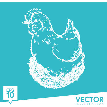 Farm concept with animals icons design, vector illustration 10 eps graphic.のイラスト素材