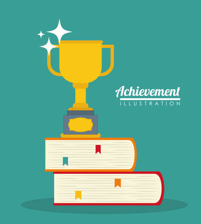 Achievement concept with icons design, vector illustration 10 eps graphic.のイラスト素材