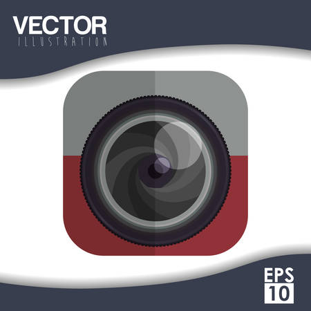 Camera concept with icon design, vector illustration 10 eps graphic.のイラスト素材