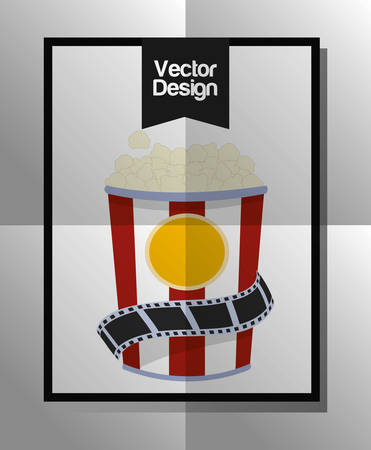 Movie concept with cinema icon design, vector illustration 10 eps graphic.のイラスト素材
