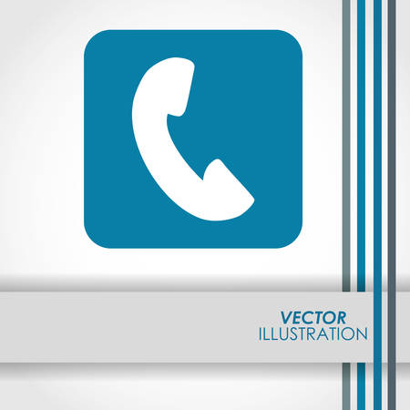 icon concept with phone icon design, vector illustration 10 eps graphic.のイラスト素材