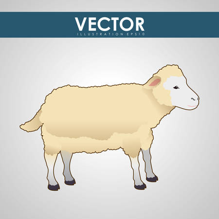Farm concept with animals icons design, vector illustration 10 eps graphic.のイラスト素材