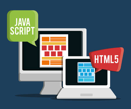 Developer concept with icon design, vector illustration 10 eps graphic.のイラスト素材