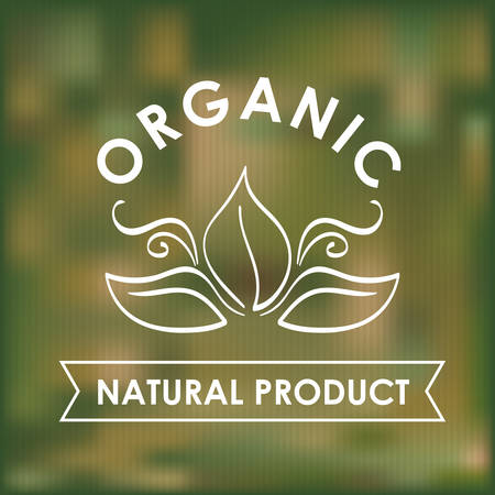 Organic food concept with healthy food  icon design, vector illustration 10 eps graphic.のイラスト素材