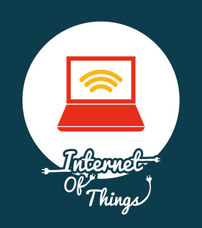 Internet concept with things icon design, vector illustration 10 eps graphic.のイラスト素材