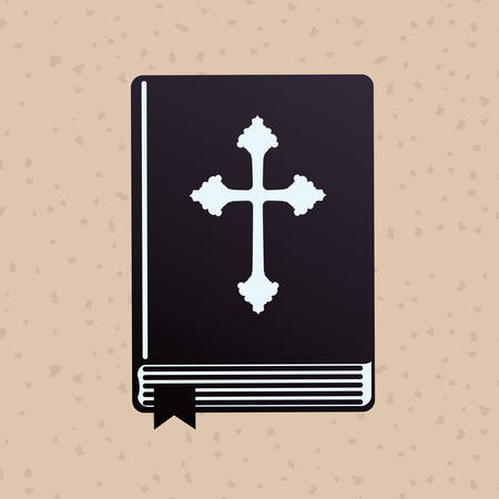 Holy bible concept with book icon design, vector illustration 10 eps graphic.のイラスト素材