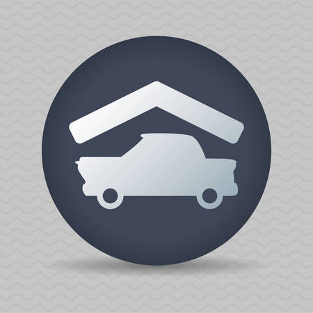 garage concept with icon design, vector illustration 10 eps graphic.のイラスト素材