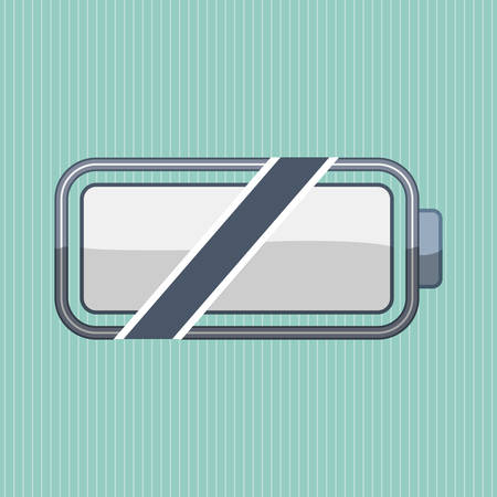 Battery concept with icon design, vector illustration 10 eps graphic.のイラスト素材