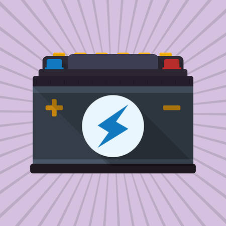 Battery concept with icon design, vector illustration 10 eps graphic.のイラスト素材