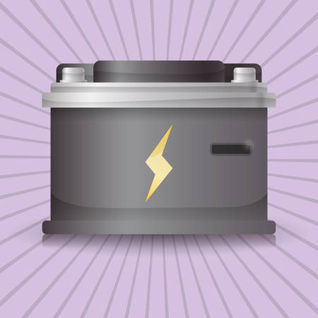 Battery concept with icon design, vector illustration 10 eps graphic.のイラスト素材