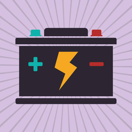 Battery concept with icon design, vector illustration 10 eps graphic.のイラスト素材