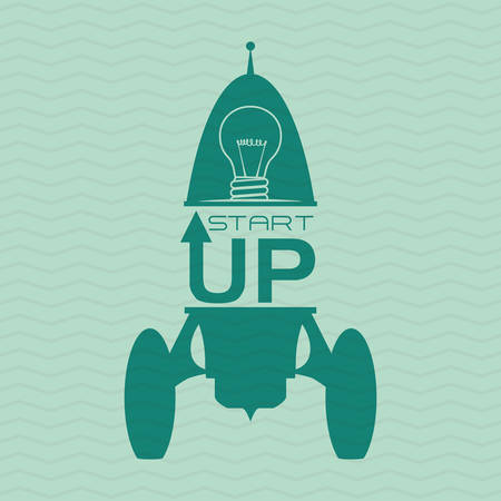 Start up concept with icon design, vector illustration 10 eps graphic.のイラスト素材