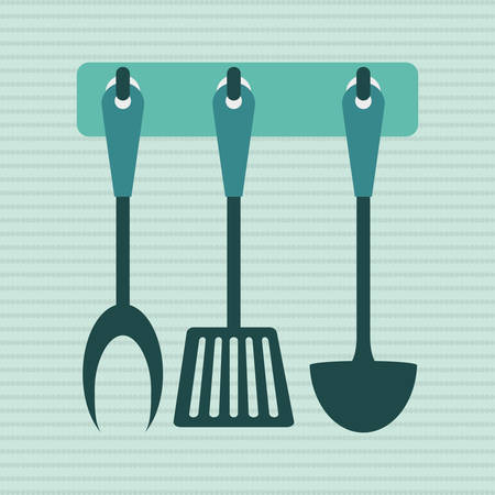 Kitchen concept with supplies icon design, vector illustration 10 eps graphic.のイラスト素材