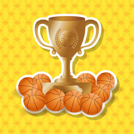 basketball concept with icon design, vector illustration 10 eps graphic.のイラスト素材