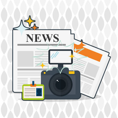 News concept with icon design, vector illustration 10 eps graphic.のイラスト素材