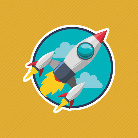 Start up concept with icon design, vector illustration 10 eps graphic.のイラスト素材