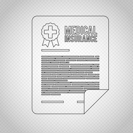 Medical care concept with icon design, vector illustration 10 eps graphic.のイラスト素材