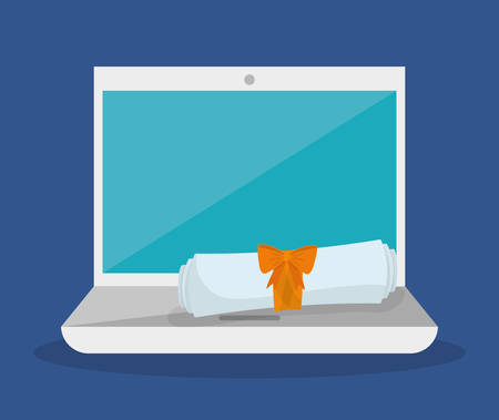 Graduation  concept with icon design, vector illustration 10 eps graphic.のイラスト素材