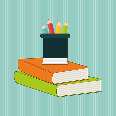 Back to school  concept with icon design, vector illustration 10 eps graphic.のイラスト素材