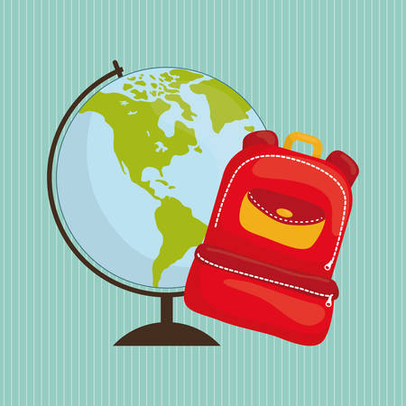 Back to school  concept with icon designのイラスト素材