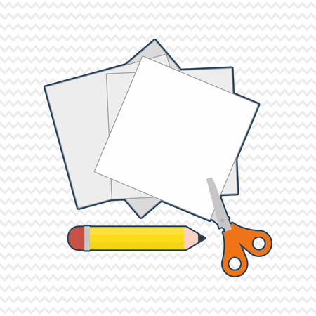 Back to school  concept with icon designのイラスト素材