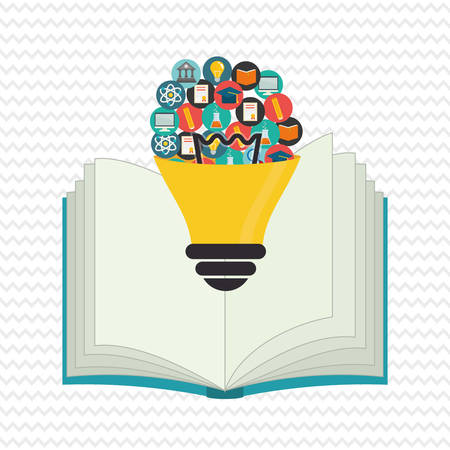 Back to school  concept with icon designのイラスト素材