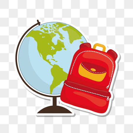 Back to school  concept with icon design, vector illustration 10 eps graphic.のイラスト素材
