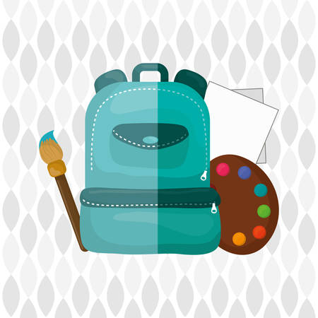 Back to school  concept with icon design, vector illustration 10 eps graphic.のイラスト素材