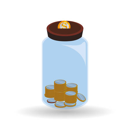 Money concept with icon designのイラスト素材