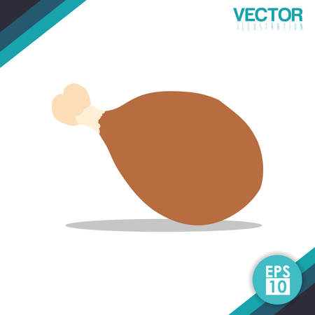 Organic product concept with healthy food icon designのイラスト素材