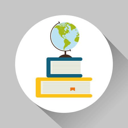 Back to school concept with icon designのイラスト素材