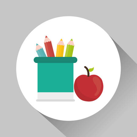 Back to school  concept with icon design, vector illustration 10 eps graphic.のイラスト素材