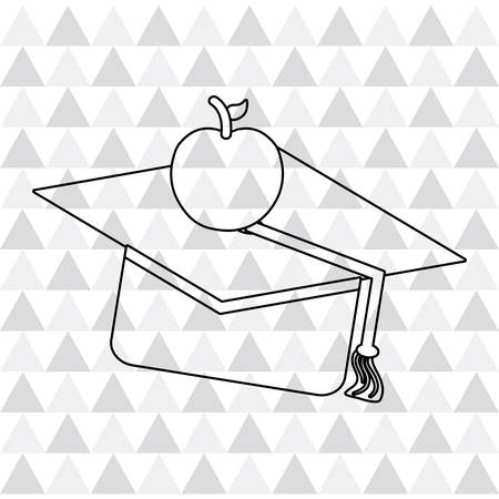 Back to school  concept with icon designのイラスト素材