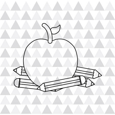 Back to school  concept with icon designのイラスト素材