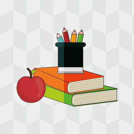 Back to school  concept with icon designのイラスト素材