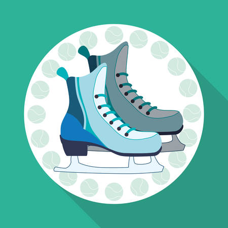 Skating concept with icon design, vector illustration 10 eps graphic.のイラスト素材