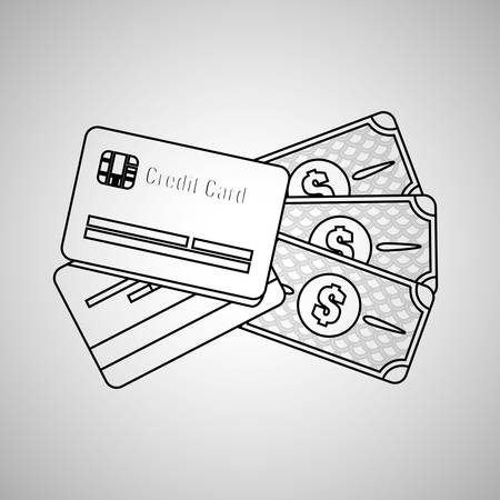 Money concept with icon design, vector illustration 10 eps graphic.のイラスト素材