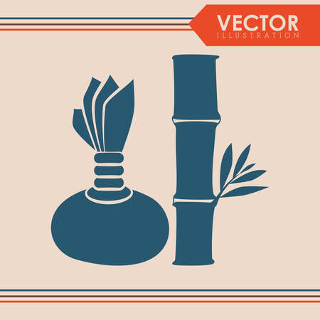 Spa center concept with icons design, vector illustration 10 eps graphic.のイラスト素材