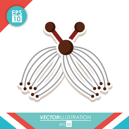 Spa center concept with icons design, vector illustration 10 eps graphic.のイラスト素材