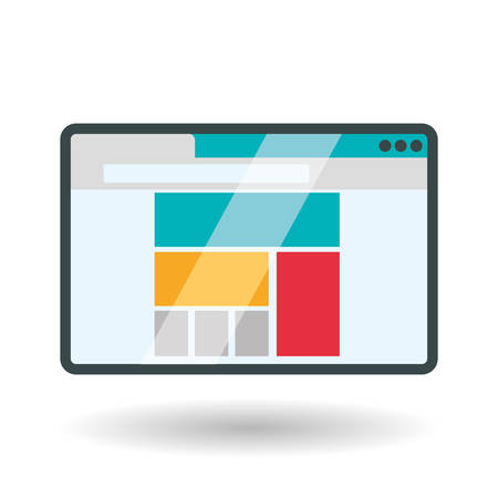 Responsive web design with icon, vector illustration 10 eps graphic.のイラスト素材