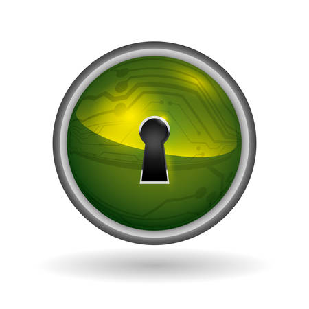 Security System concept with icon design, vector illustration 10 eps graphic.のイラスト素材